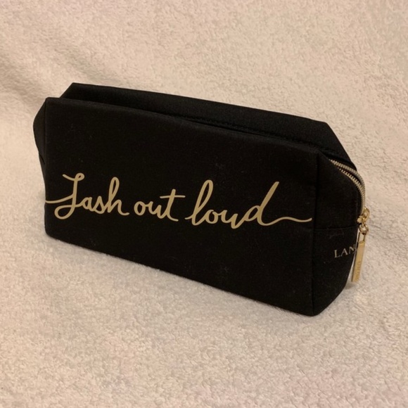 Lancome Handbags - Lancome Black Lash Out Loud Cosmetic Bag
